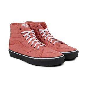 Gorgeous faded rose black vans sk8-hi reissue